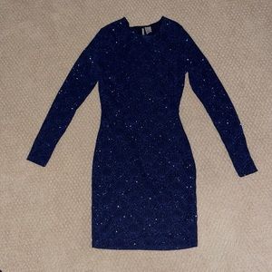 Open back cocktail dress